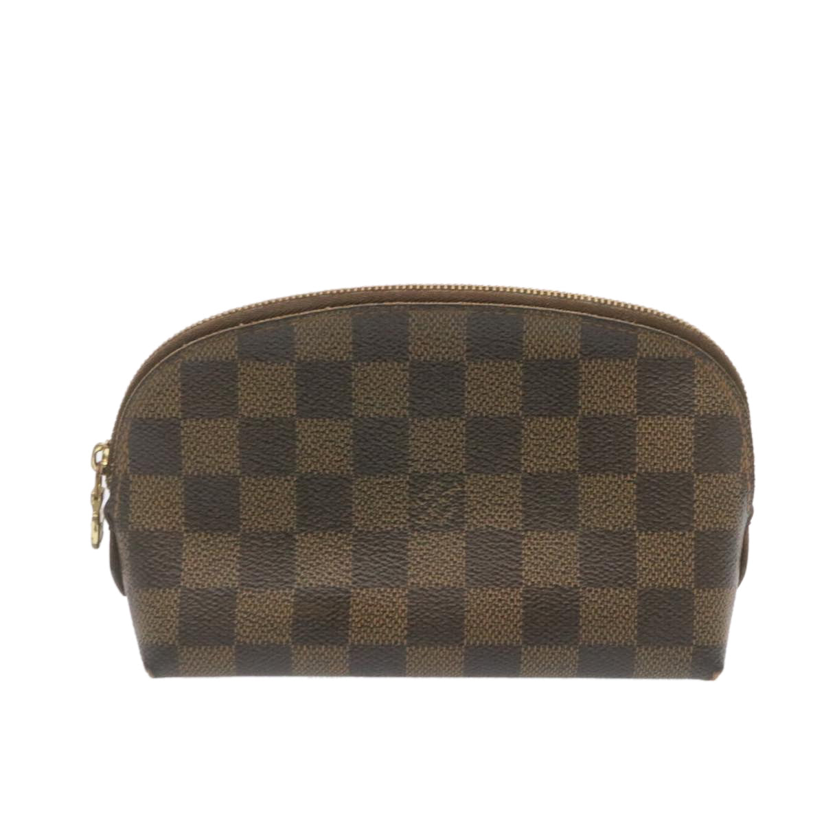 LOUIS VUITTON Damier Ebene Pochette Cosmetic PM Pouch N47516 LV Auth am1340g