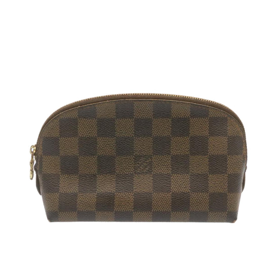 LOUIS VUITTON Damier Ebene Pochette Cosmetic PM Pouch N47516 LV Auth am1340g