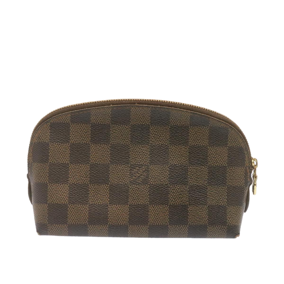 LOUIS VUITTON Damier Ebene Pochette Cosmetic PM Pouch N47516 LV Auth am1340g