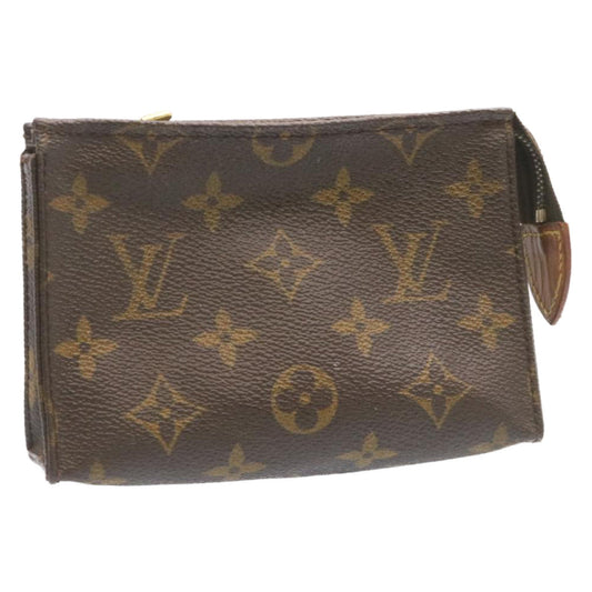 LOUIS VUITTON Monogram Poche Toilette 15 Cosmetics Pouch M47546 LV Auth am1547g