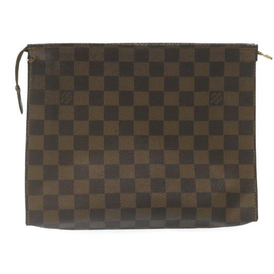 LOUIS VUITTON Damier Ebene Poche Toilette 26 Pouch LV Auth am2290g Clutch