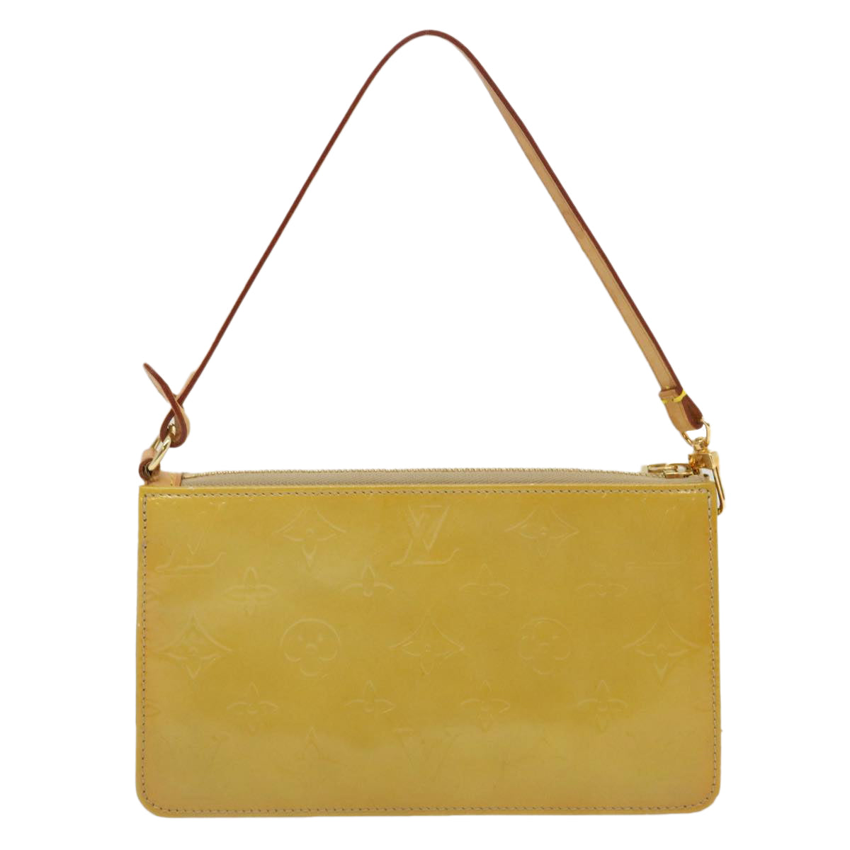 LOUIS VUITTON Monogram Vernis Lexington Pouch Beige ? LV Auth am2359g Clutch