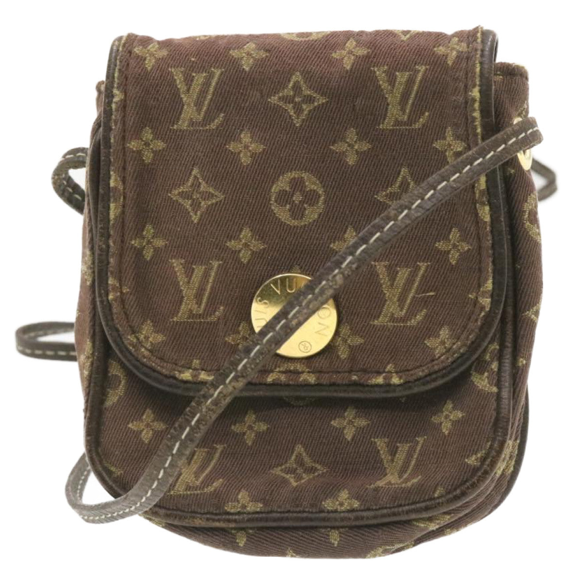 LOUIS VUITTON Monogram Idylle Pochette Cancun Pouch Brown M95313 LV Auth am273g