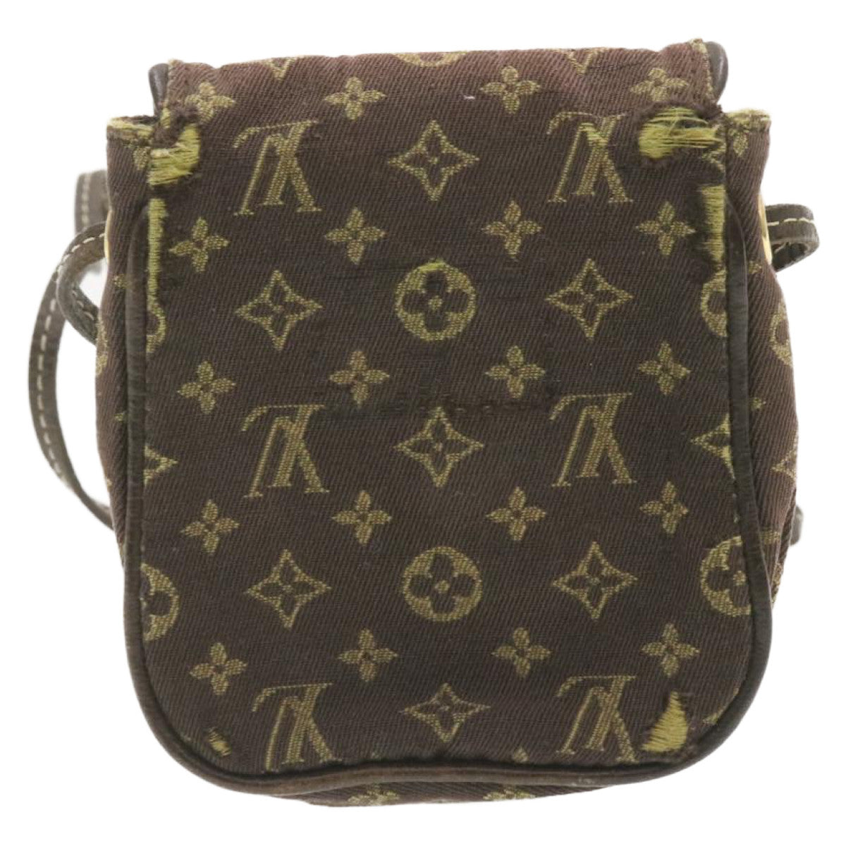 LOUIS VUITTON Monogram Idylle Pochette Cancun Pouch Brown M95313 LV Auth am273g