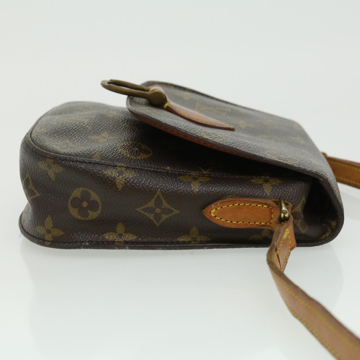 LOUIS VUITTON Monogram Saint Cloud MM Shoulder Bag LV Auth am2789g