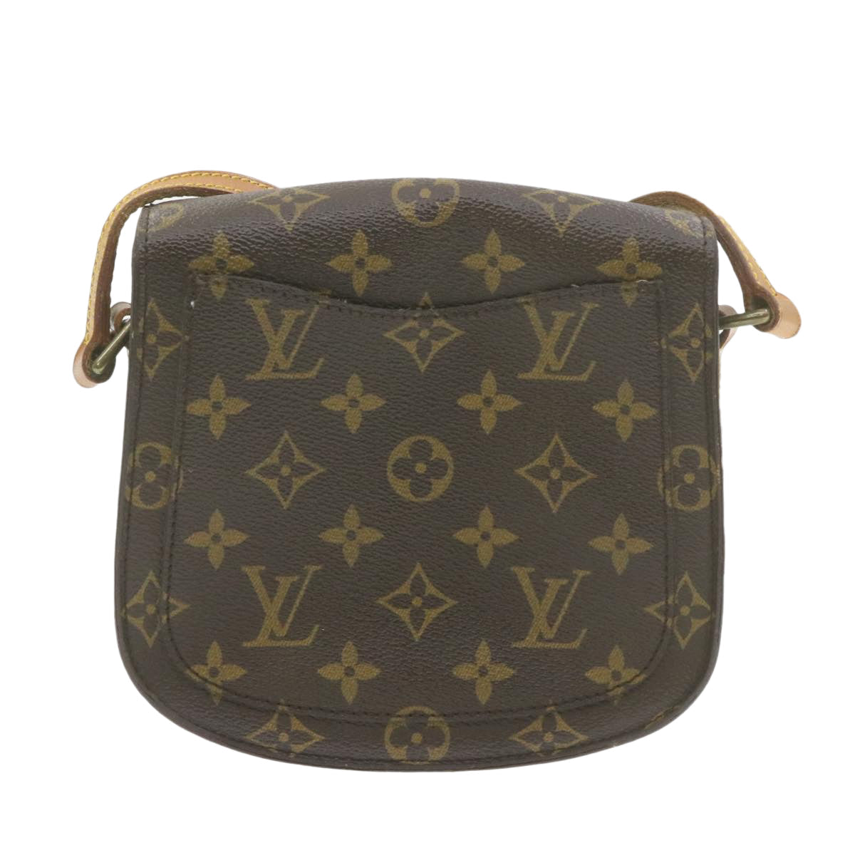 LOUIS VUITTON Monogram Saint Cloud PM Shoulder Bag LV Auth am603g
