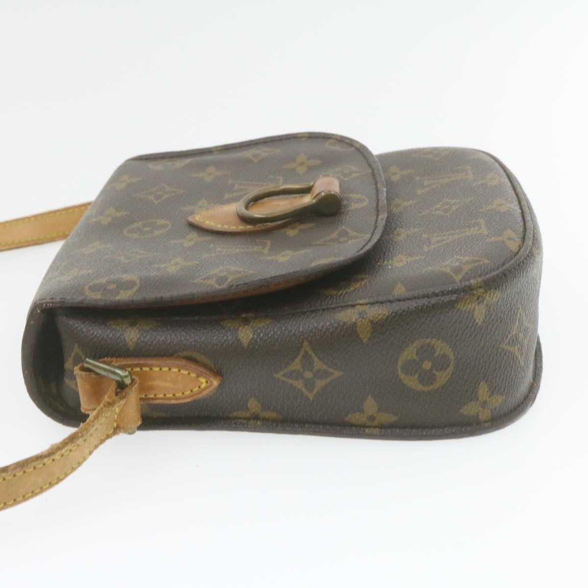 LOUIS VUITTON Monogram Saint Cloud MM Shoulder Bag LV Auth am683g