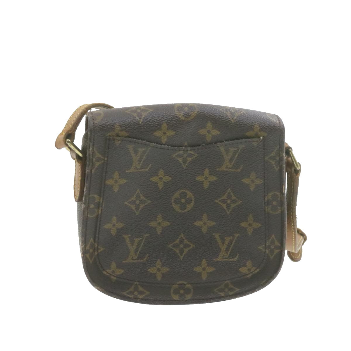 LOUIS VUITTON Monogram Saint Cloud PM Shoulder Bag LV Auth am753g