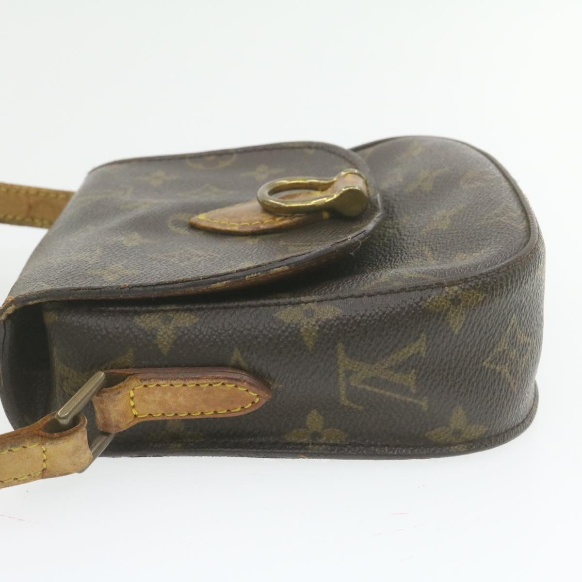 LOUIS VUITTON Monogram Saint Cloud PM Shoulder Bag LV Auth am754g