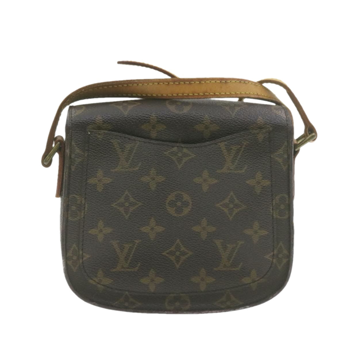 LOUIS VUITTON Monogram Saint Cloud PM Shoulder Bag M51244 LV Auth am939g