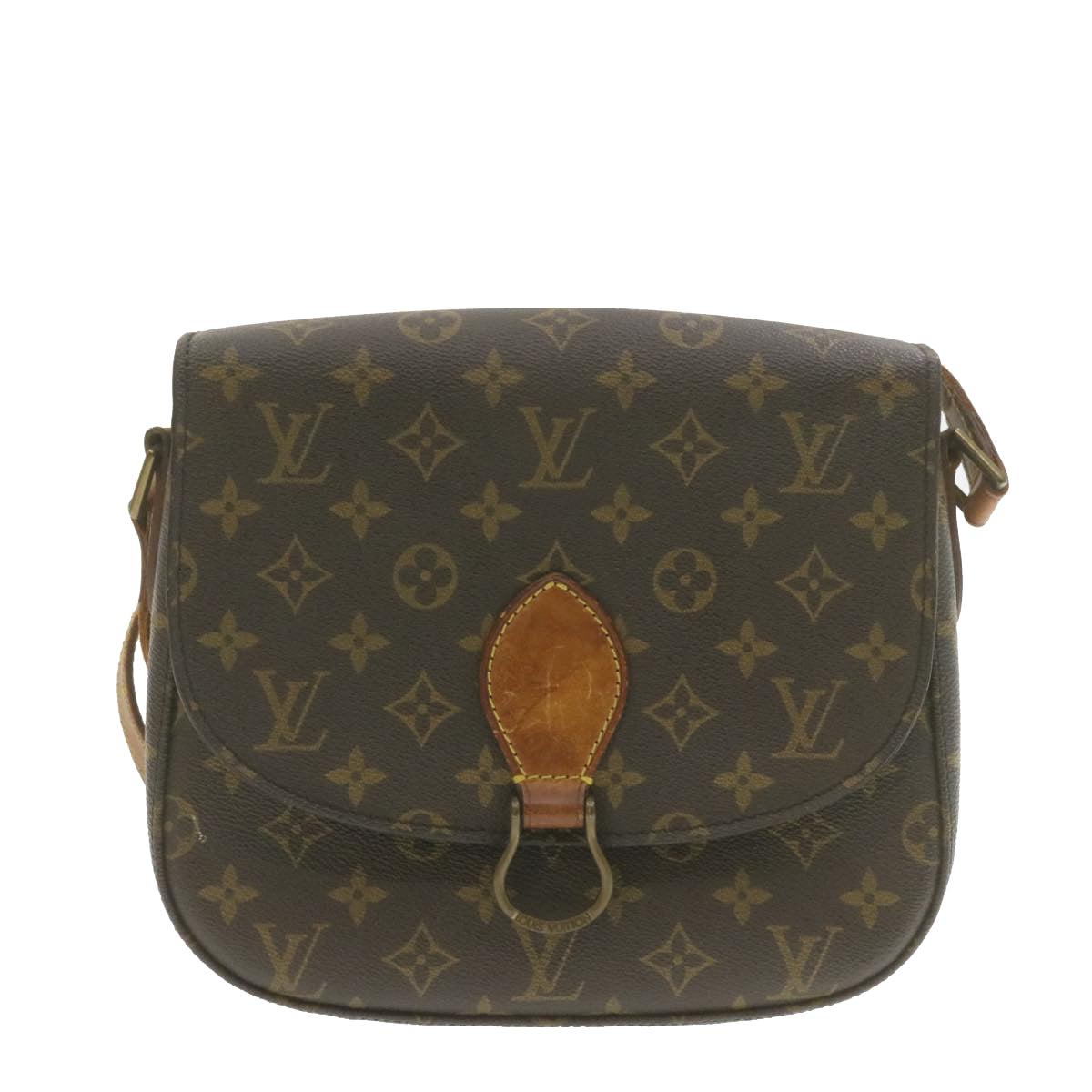 LOUIS VUITTON Monogram Saint Cloud GM Shoulder Bag LV Auth am940g