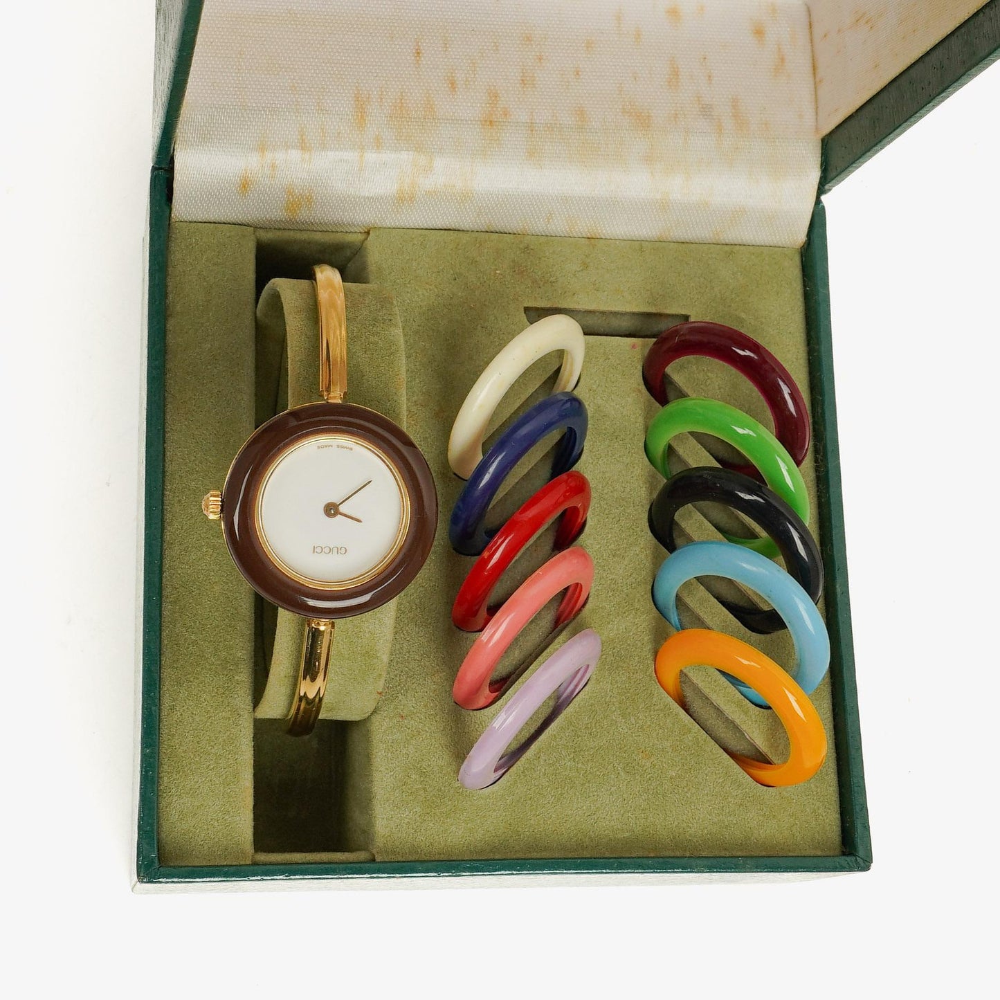 Gucci 11/12.2 Changeable Bezel Quartz Women's Watch