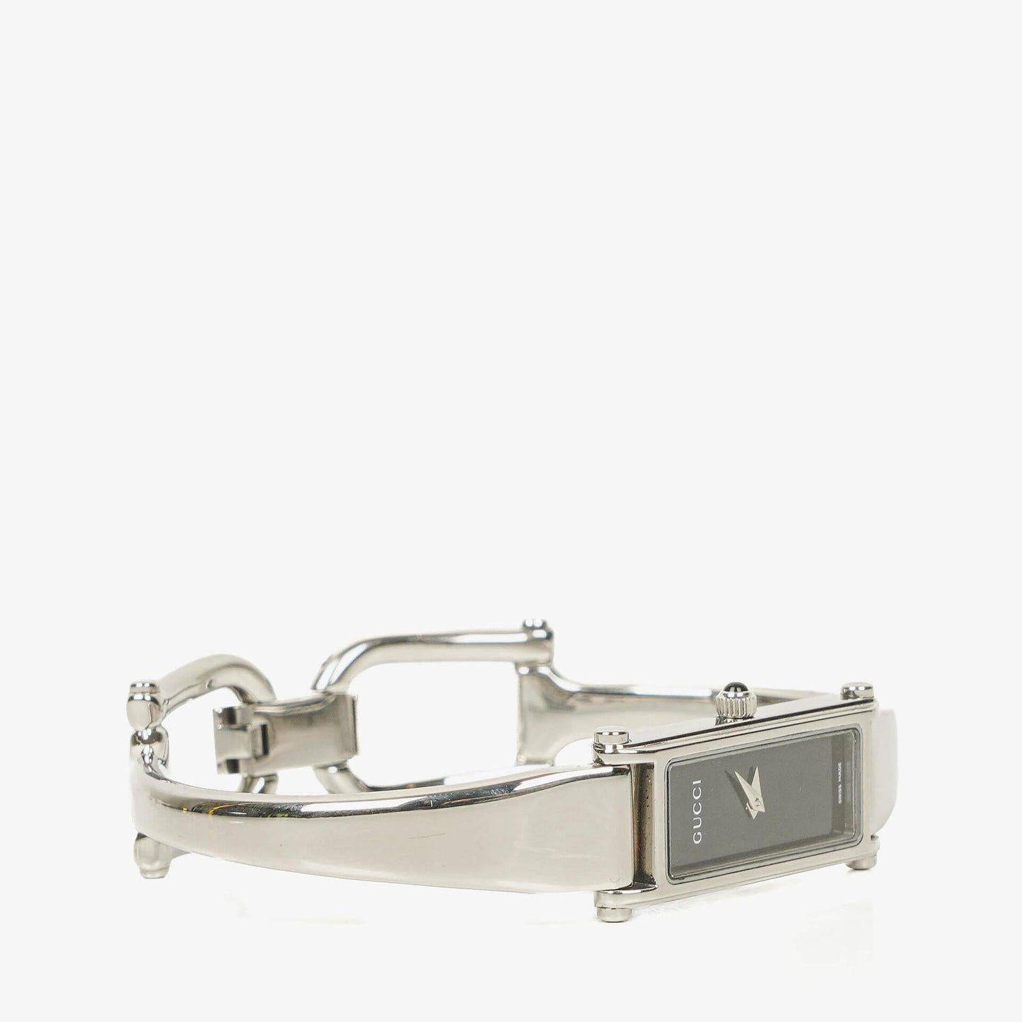 Gucci 1500L Rectangular Stainless Steel Watch
