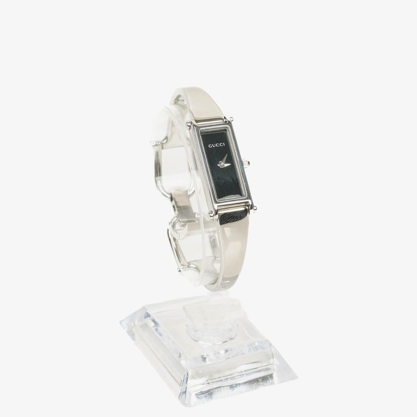 Gucci 1500L Rectangular Stainless Steel Watch