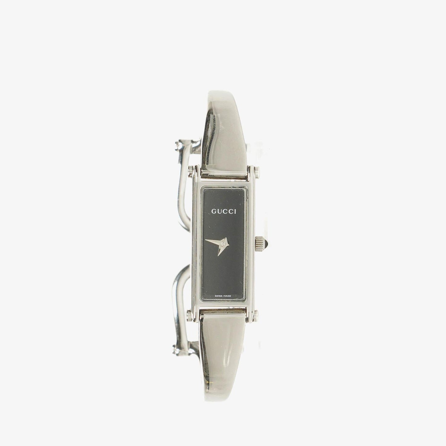 Gucci 1500L Rectangular Stainless Steel Watch