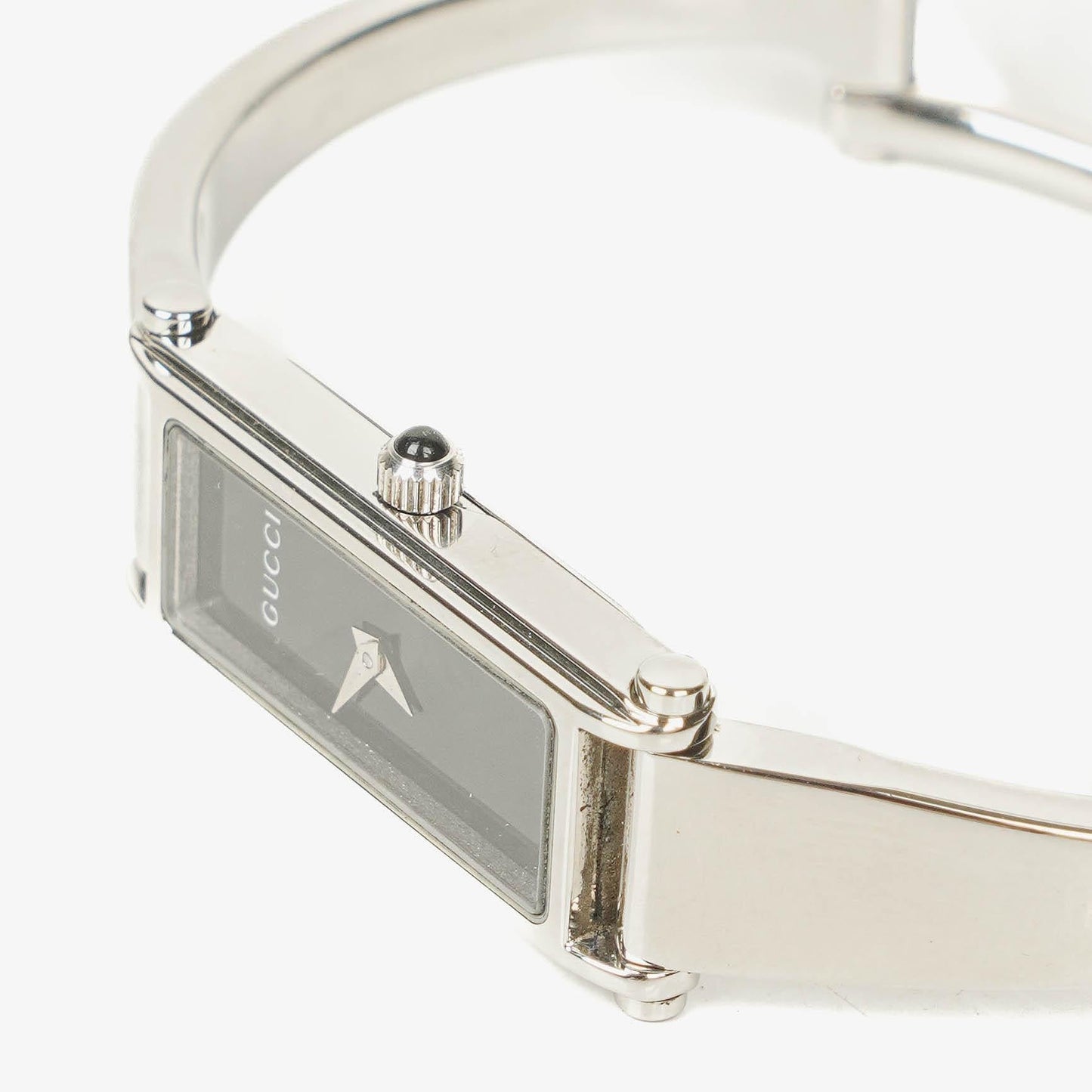 Gucci 1500L Rectangular Stainless Steel Watch
