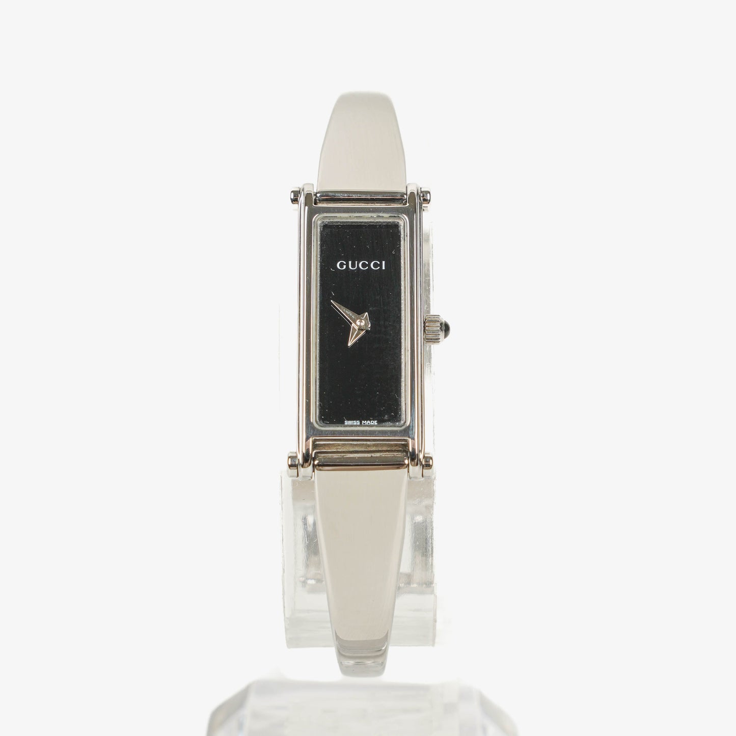 Gucci 1500L Rectangular Stainless Steel Watch