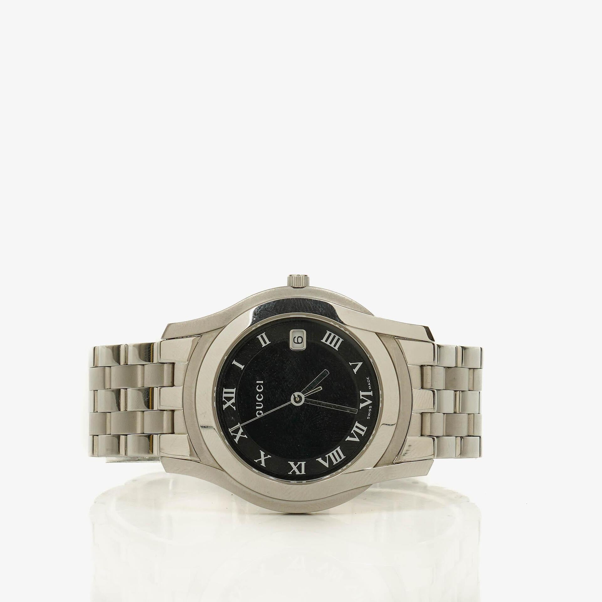 Gucci 5500M Stainless Steel Wristwatch