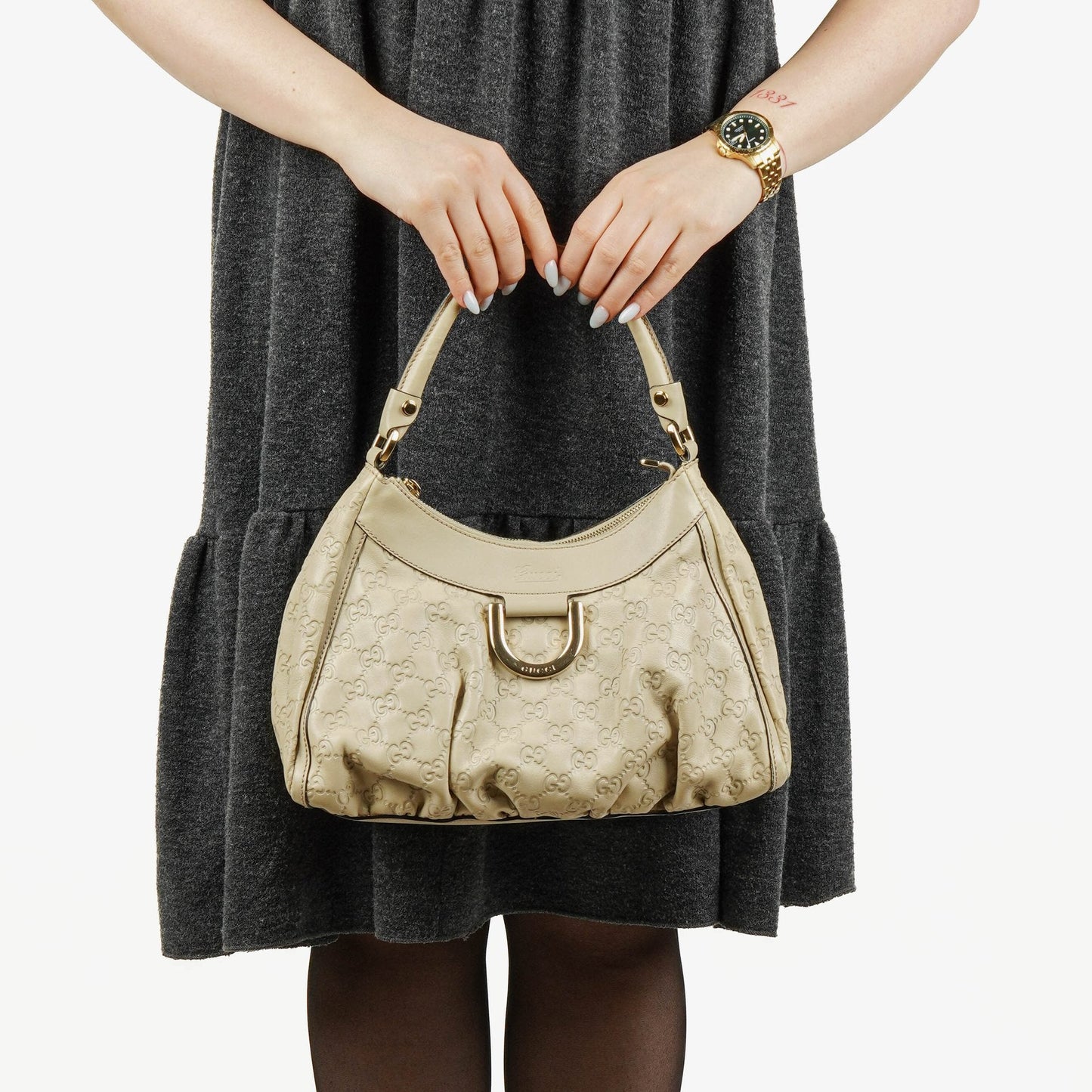 Gucci Guccissima Abbey D-Ring Bag