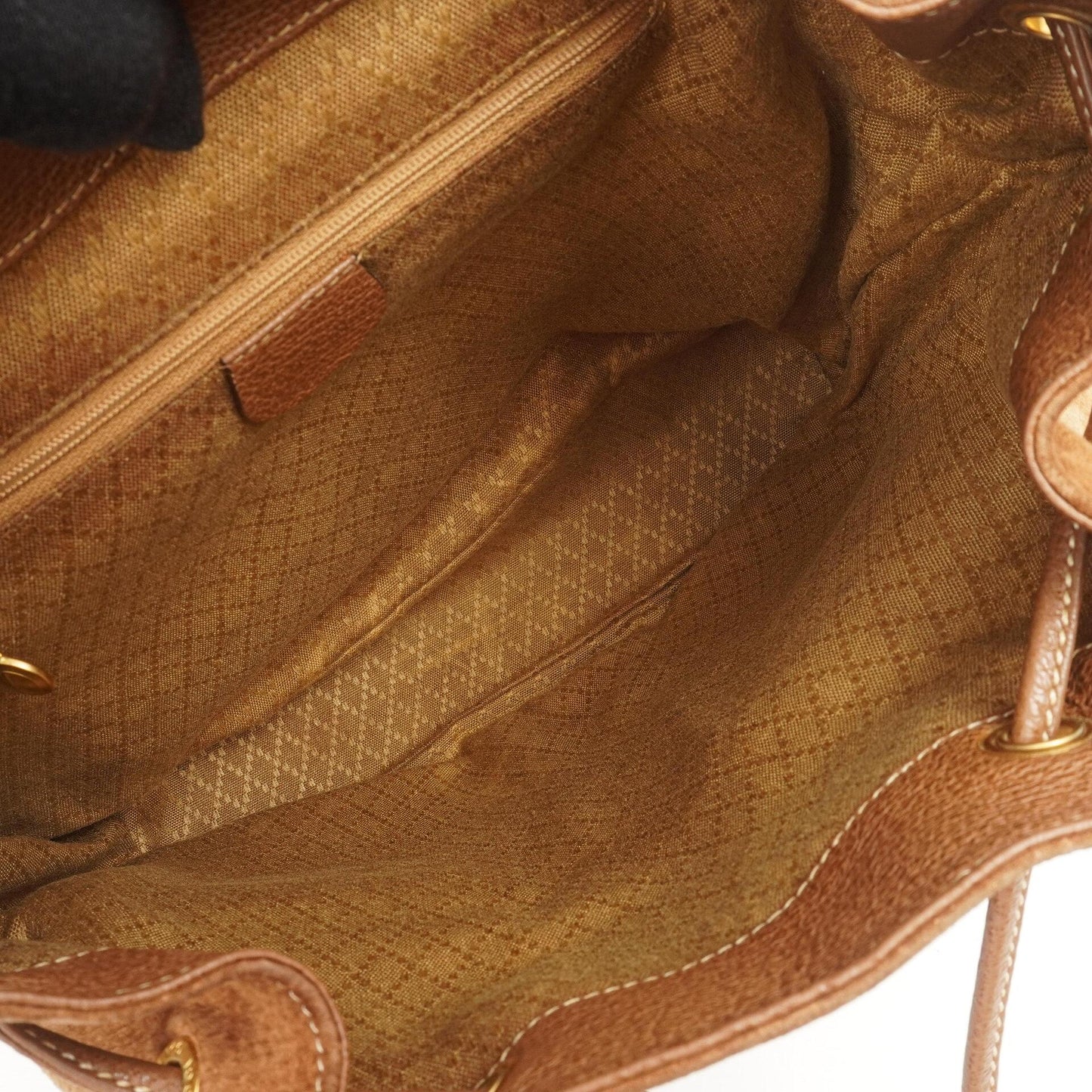 Gucci Bamboo Backpack Brown Suede And Leather