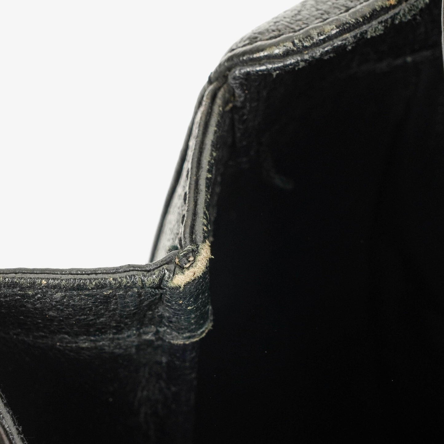 Gucci Bamboo Top Handle Black Leather Bag