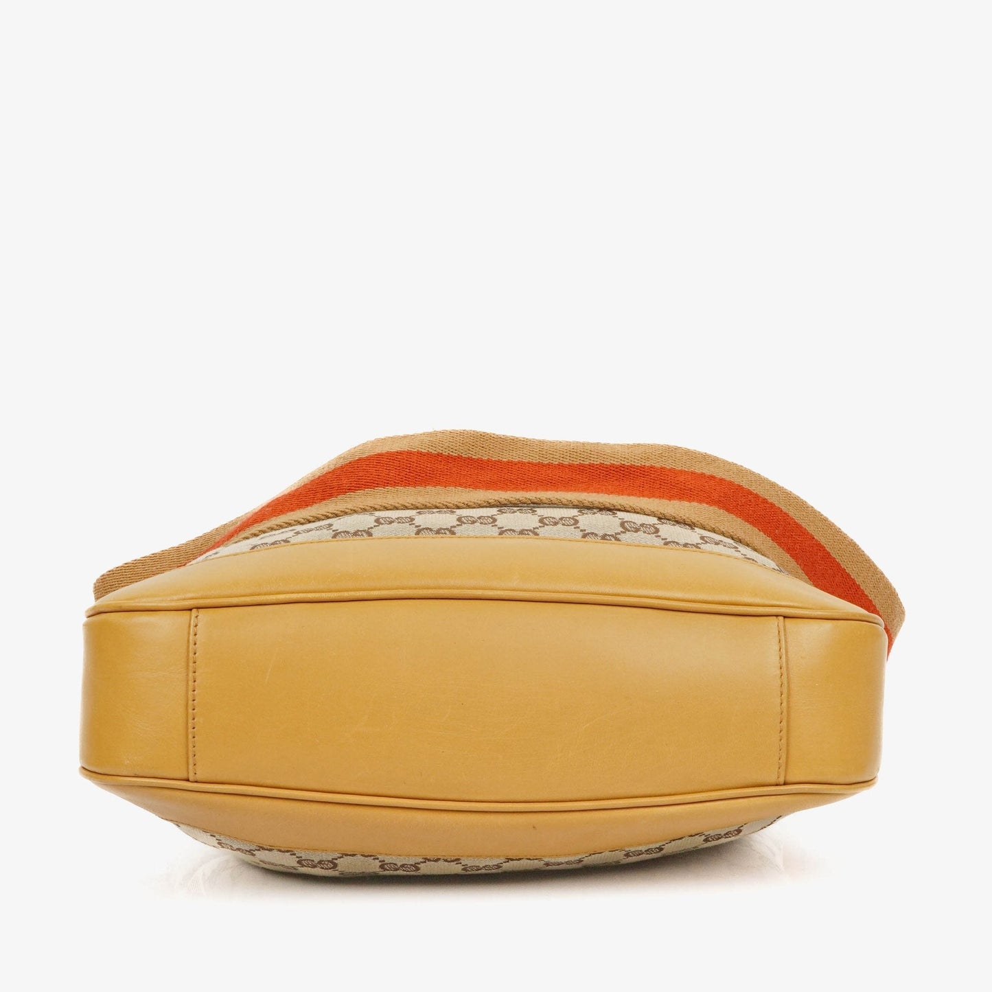 Gucci Bamboo Top Handle GG Canvas and Leather Hobo Bag