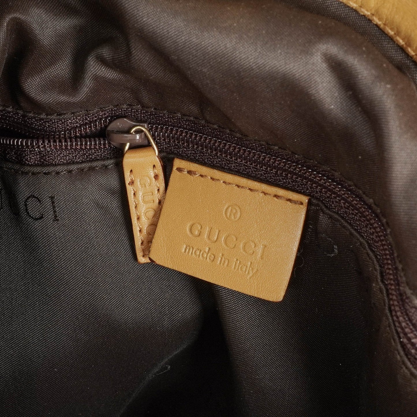 Gucci Bamboo Top Handle GG Canvas and Leather Hobo Bag
