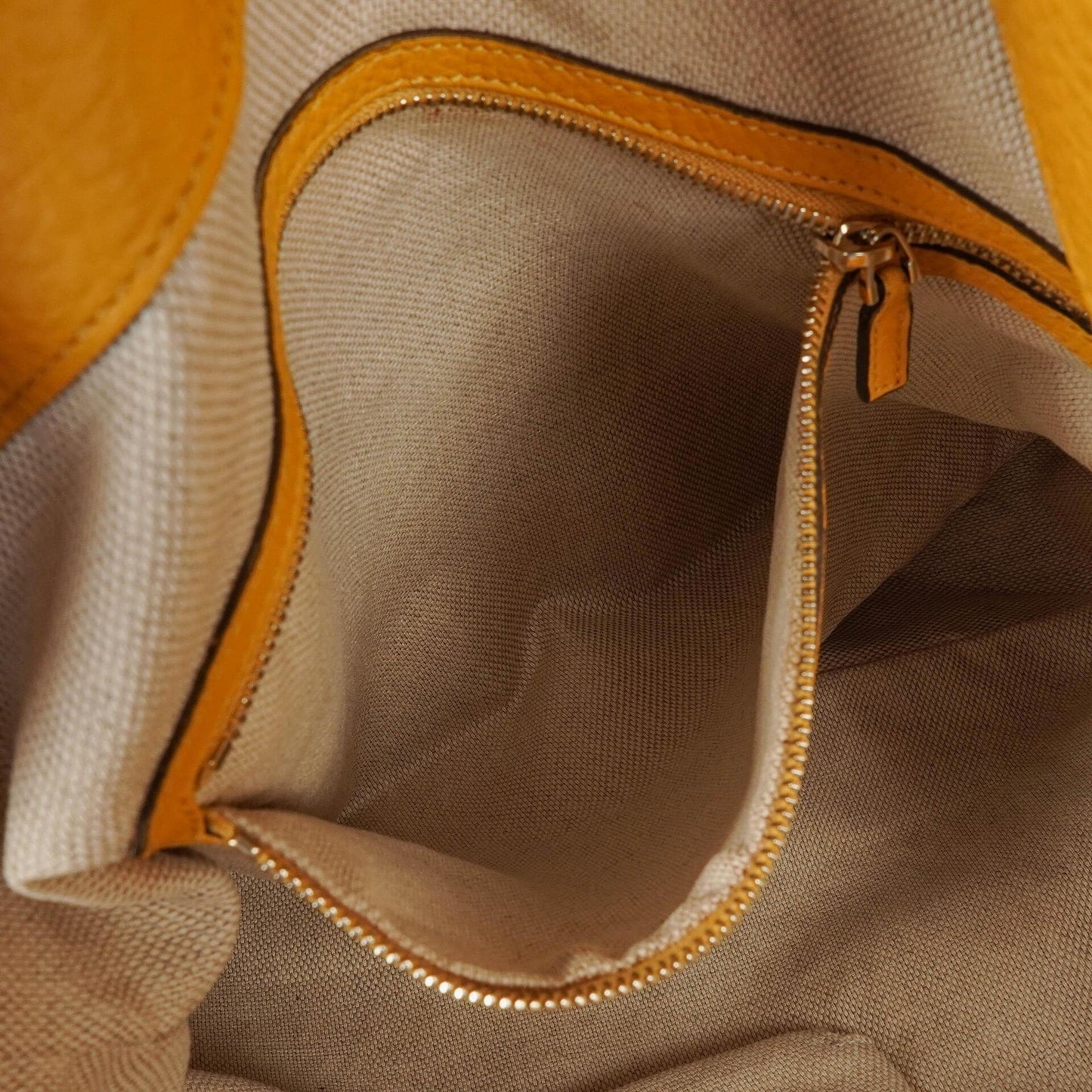 Gucci Bamboo Top Handle GG Canvas Biege Hobo Bag