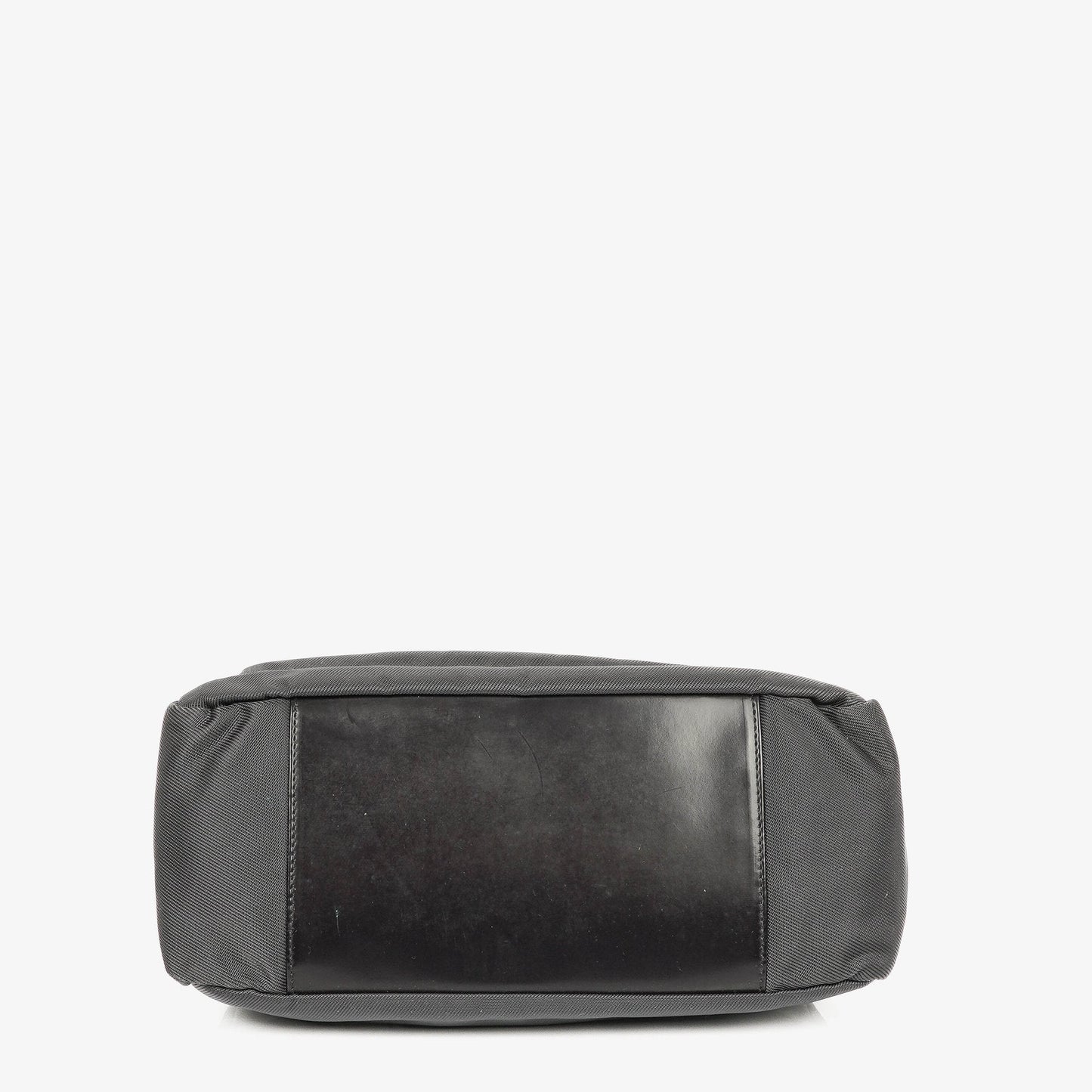 Gucci Bamboo Top Handle Grey Canvas Hobo Bag