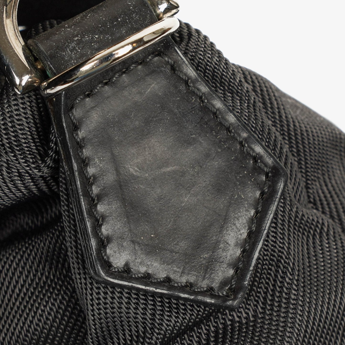Gucci Bamboo Top Handle Grey Canvas Hobo Bag