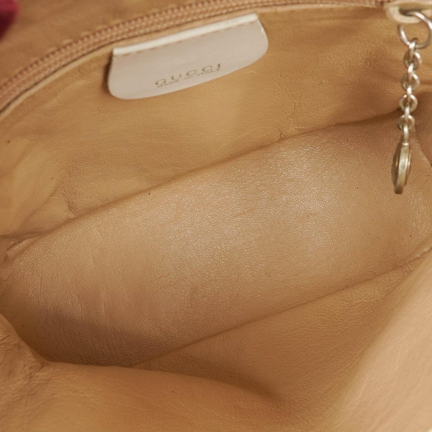 Gucci Bamboo Top Handle Patent Leather Handbag