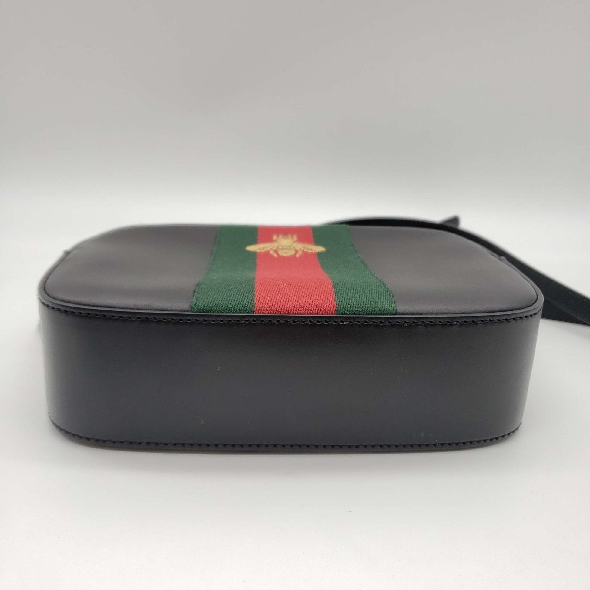 Gucci Black Leather Crossbody Style 1