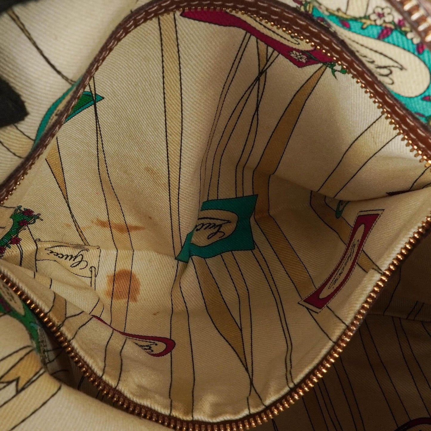 Gucci Beige/Brown GG Fabric Canvas Hobo Bag