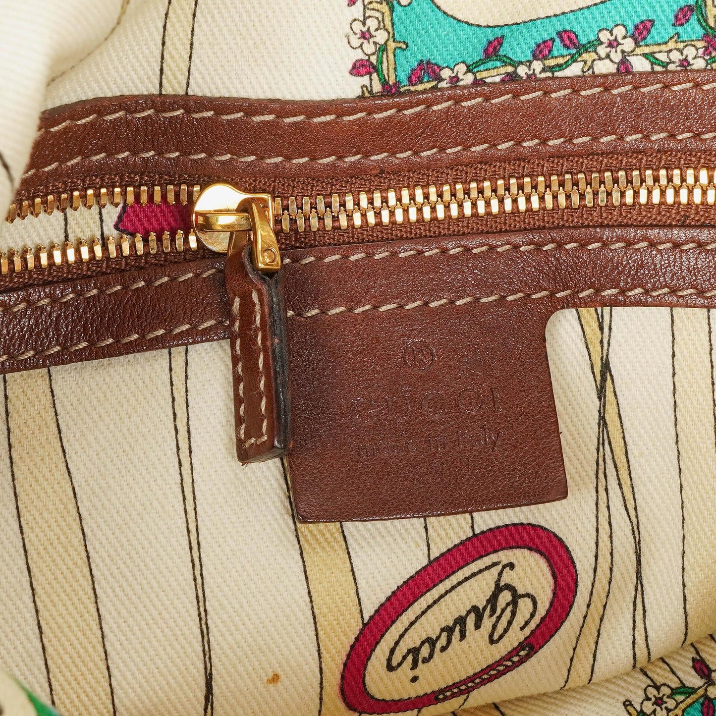Gucci Beige/Brown GG Fabric Canvas Hobo Bag