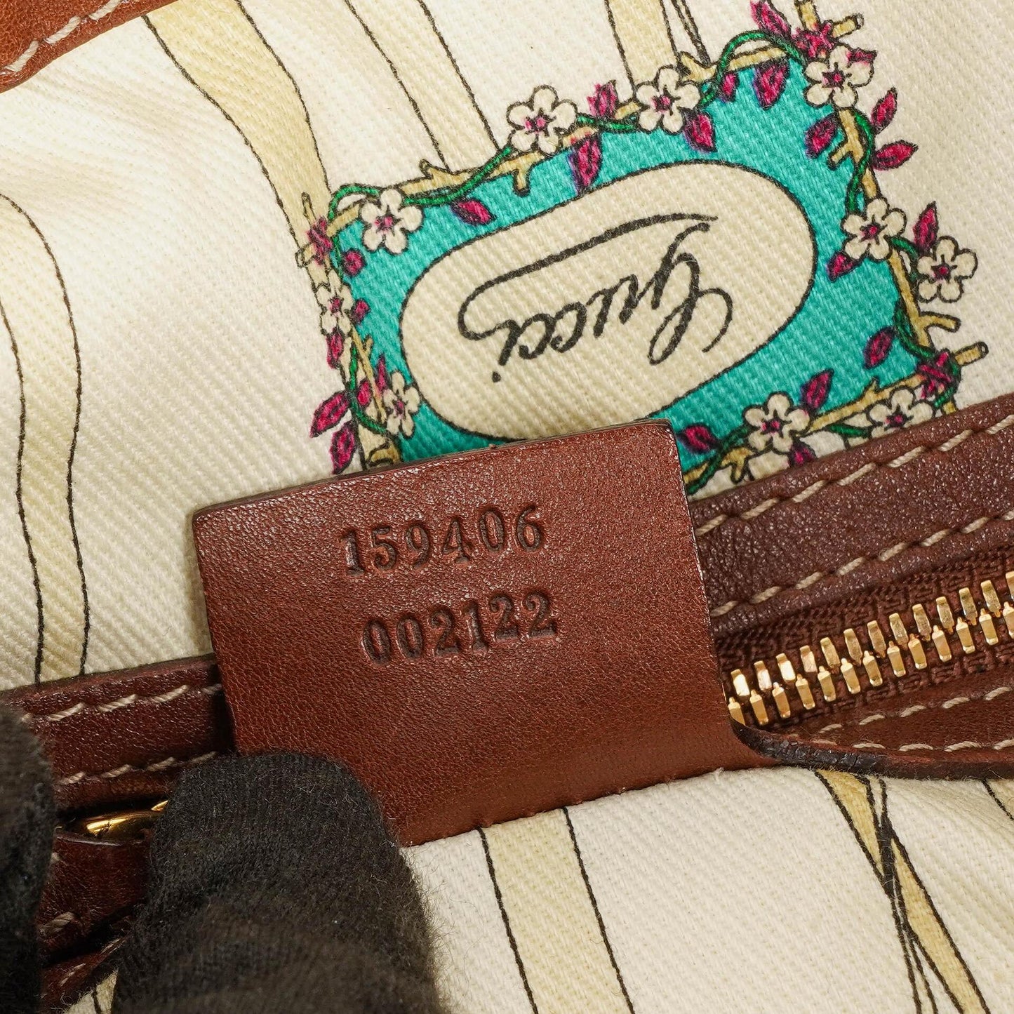 Gucci Beige/Brown GG Fabric Canvas Hobo Bag