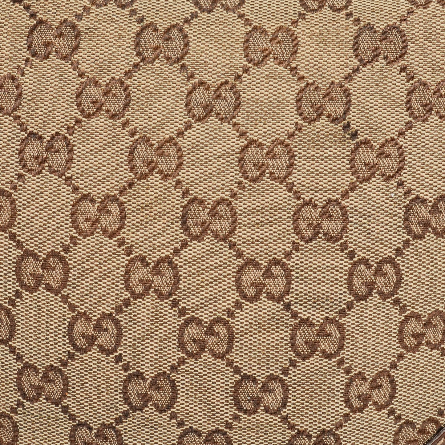 Gucci Beige/Ebony GG Canvas Studded Pelham Small Shoulder Bag