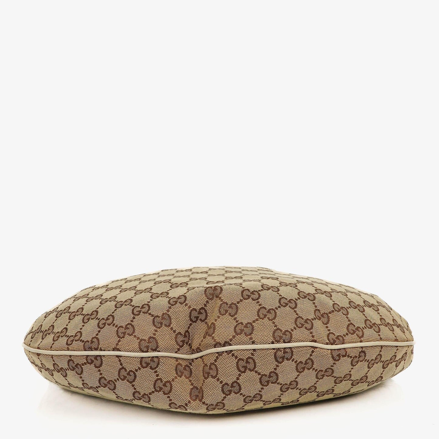 Gucci Beige/Ebony GG Fabric Canvas Hobo Bag