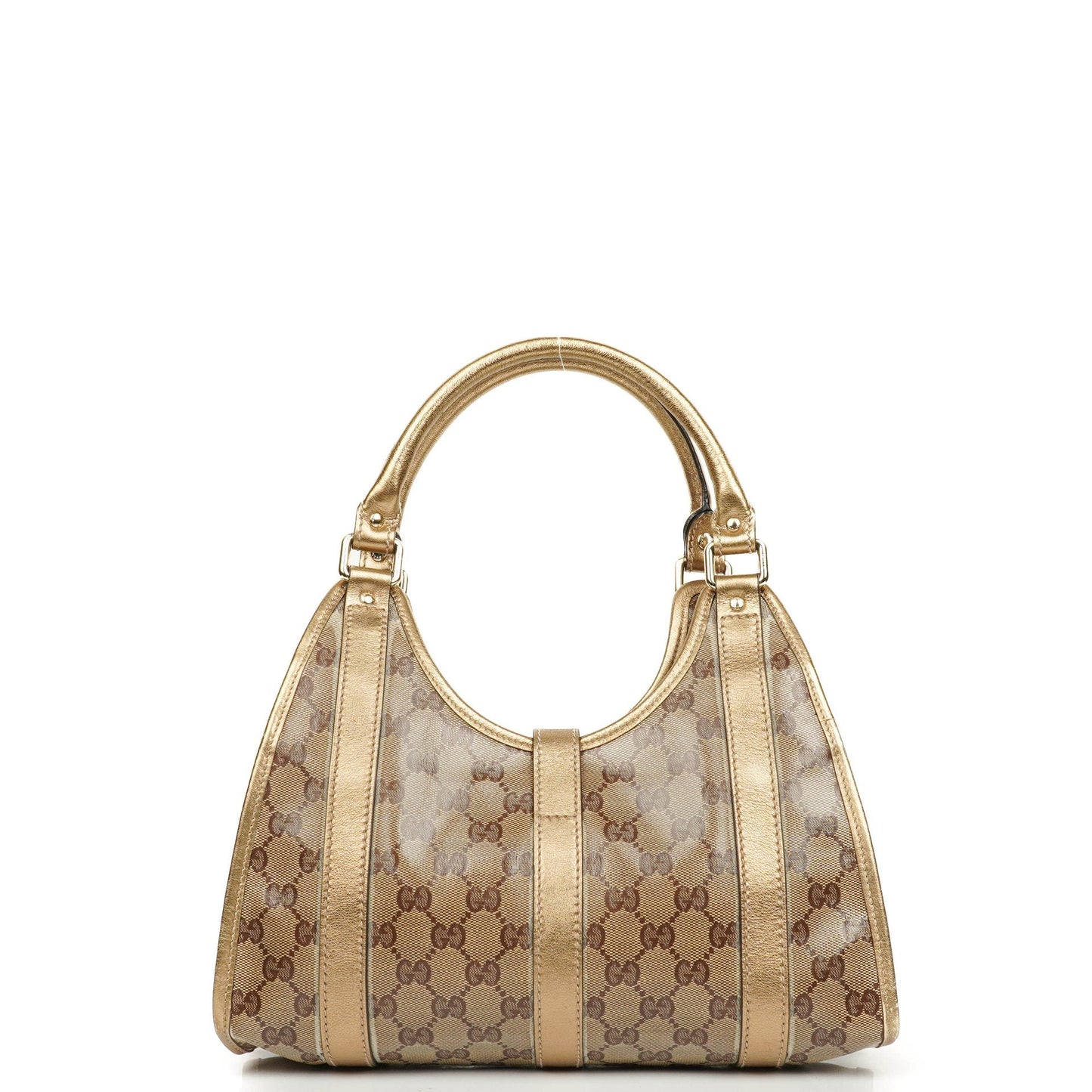 Gucci Beige/Gold Crystal Coated Canvas Joy Shoulder Bag