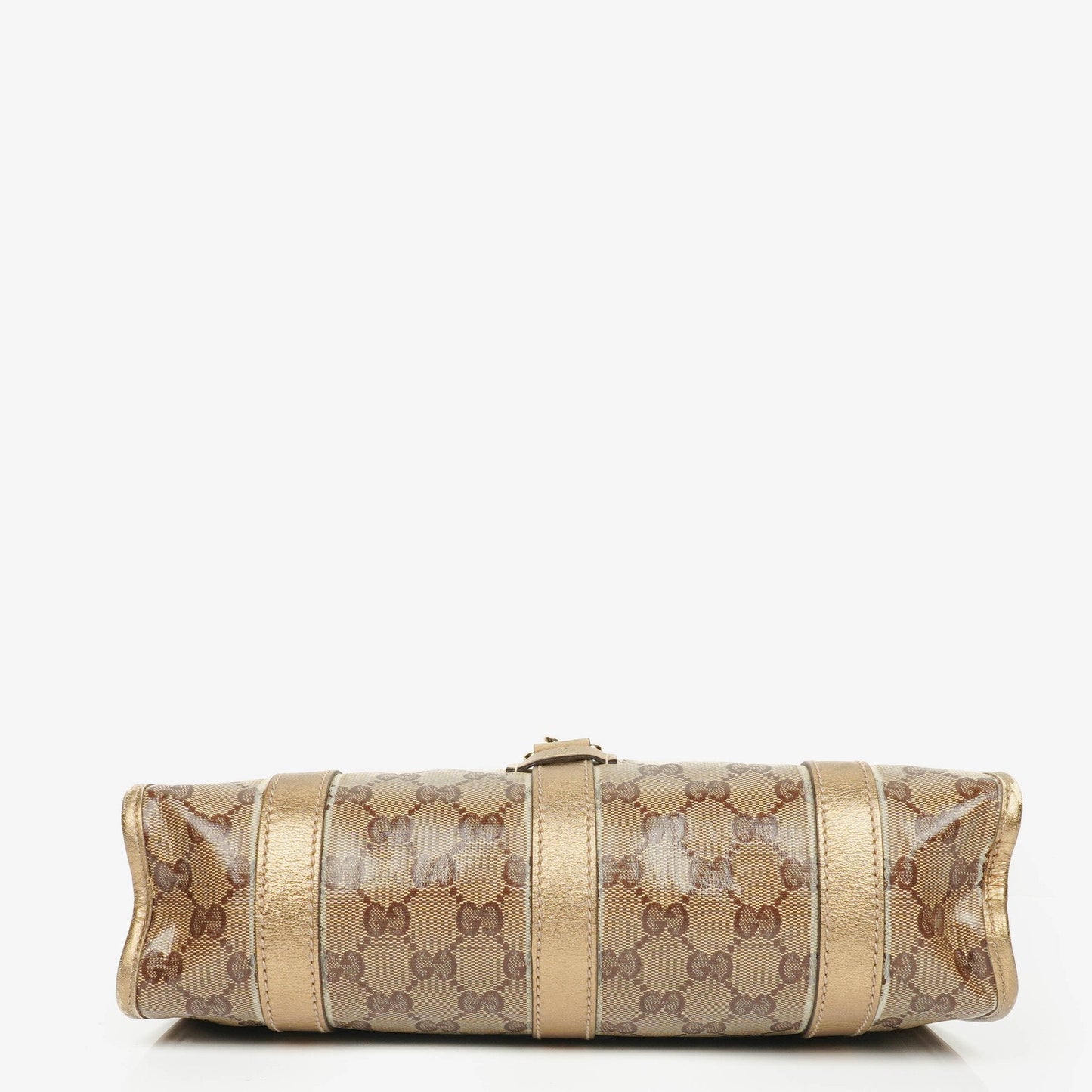 Gucci Beige/Gold Crystal Coated Canvas Joy Shoulder Bag