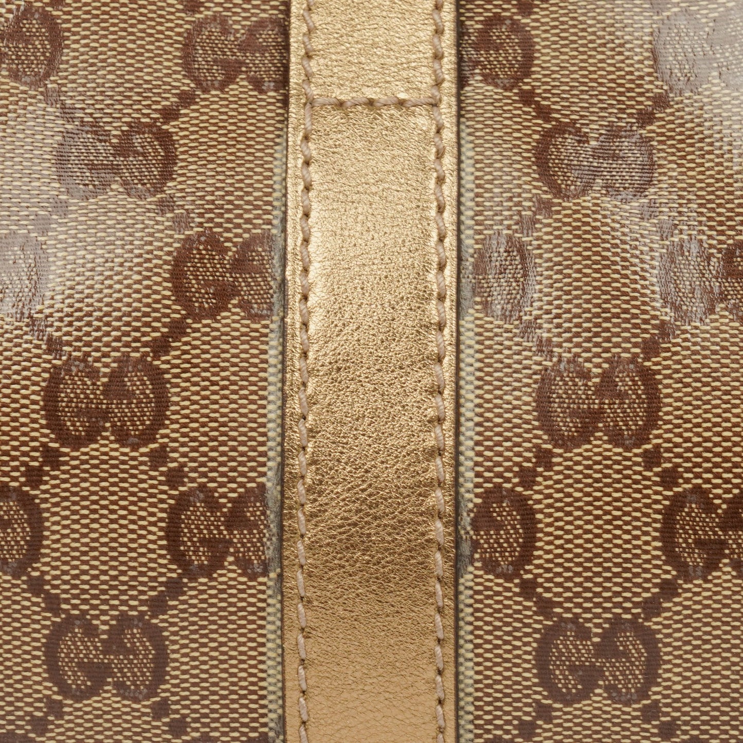 Gucci Beige/Gold Crystal Coated Canvas Joy Shoulder Bag