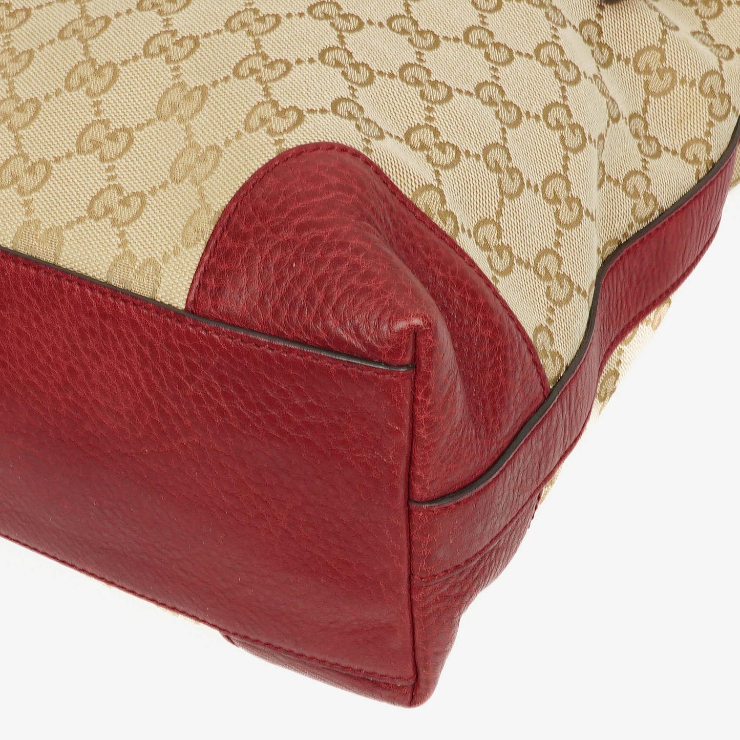 Gucci Beige/Red GG Canvas Miss GG Original Hobo Bag