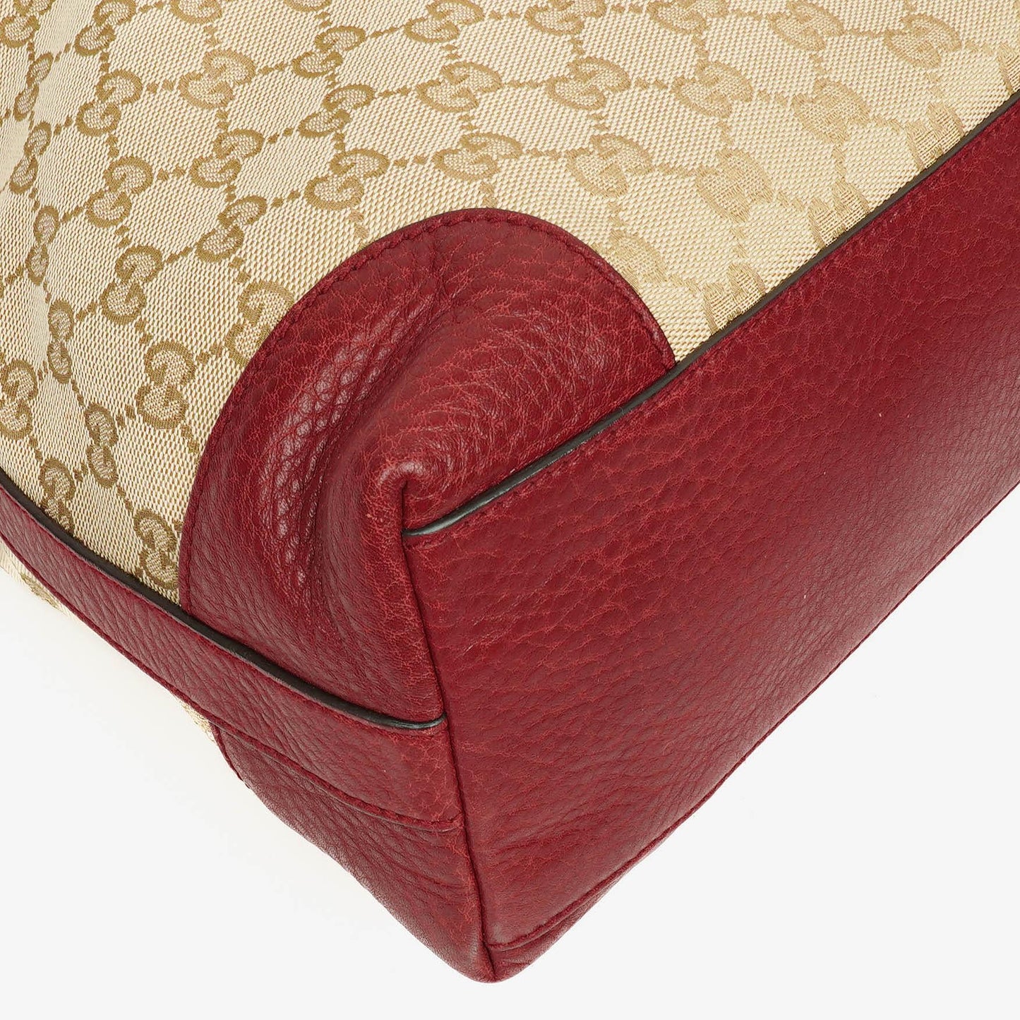 Gucci Beige/Red GG Canvas Miss GG Original Hobo Bag
