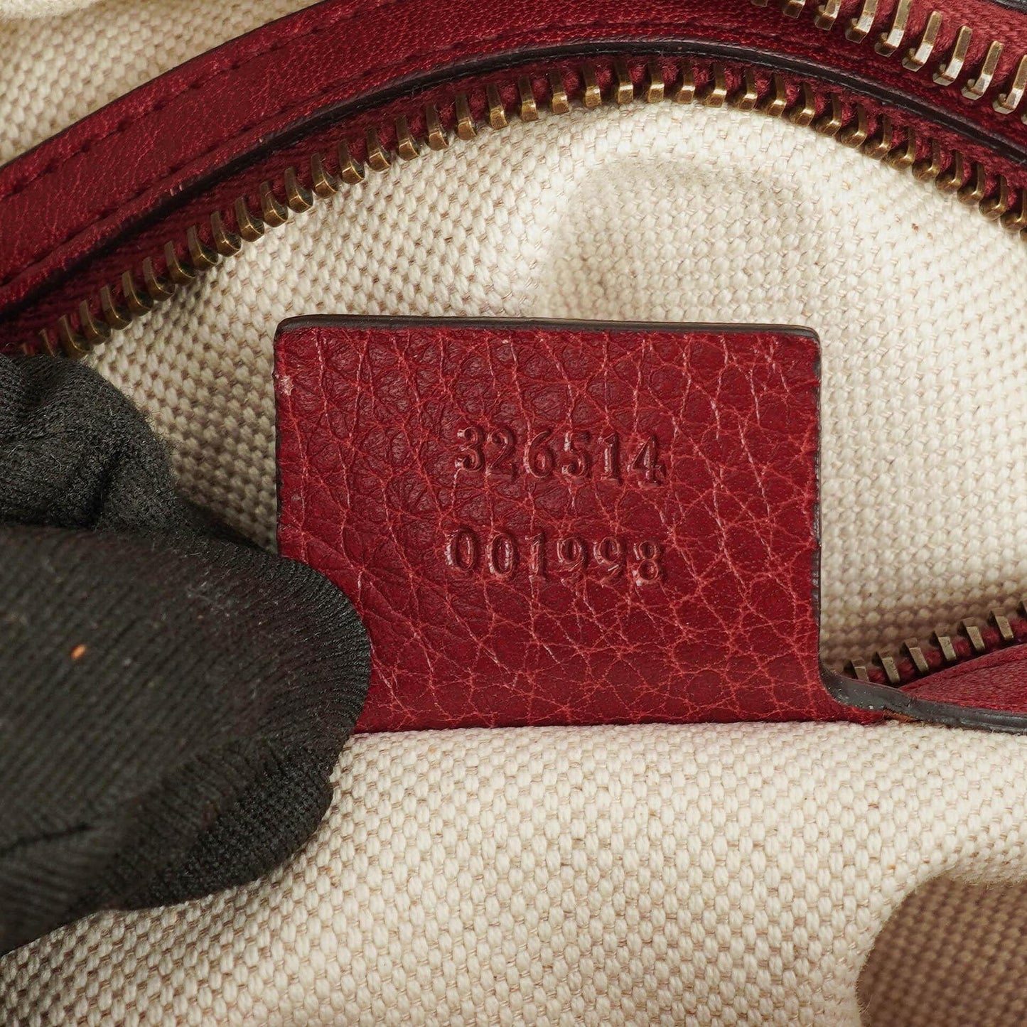Gucci Beige/Red GG Canvas Miss GG Original Hobo Bag