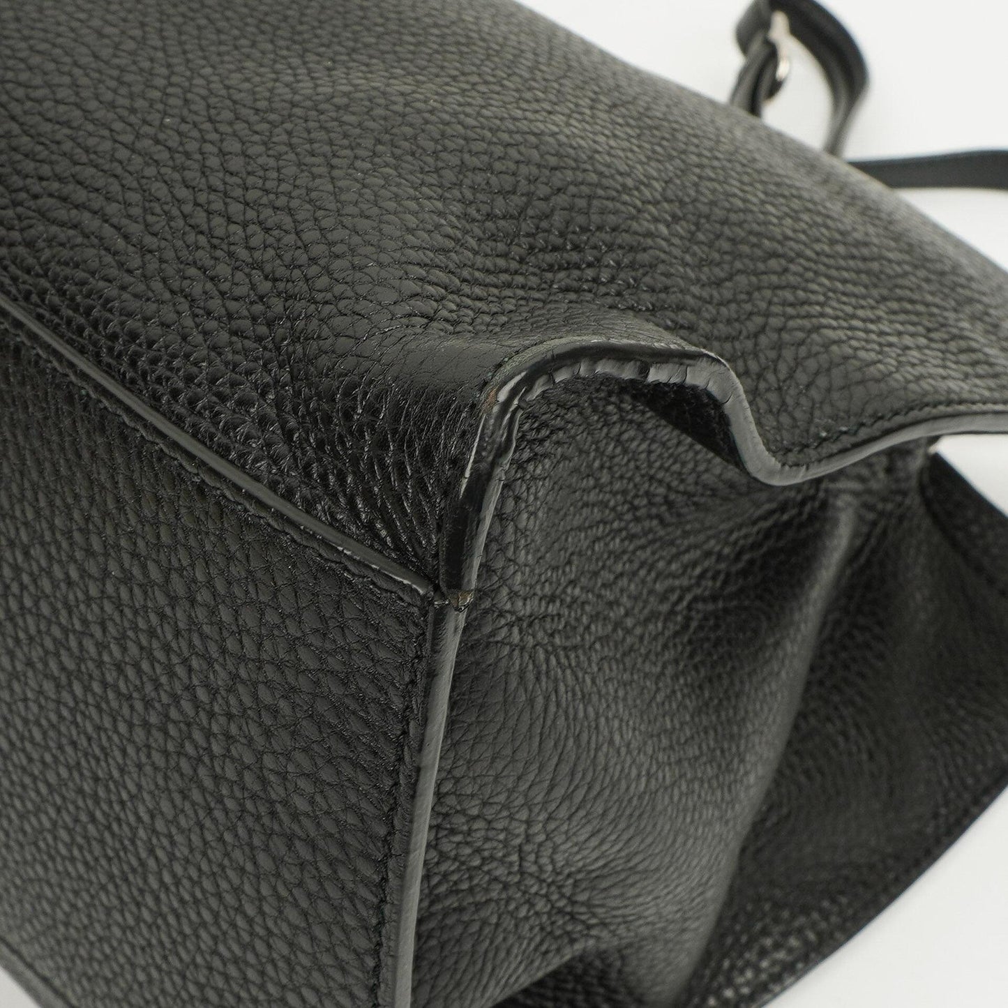 Gucci Black Calfskin Bamboo Daily Shopper Bag