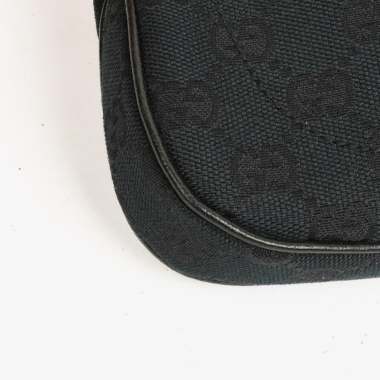 Gucci Black Canvas And Leather Mini Jackie Vintage Shoulder Bag