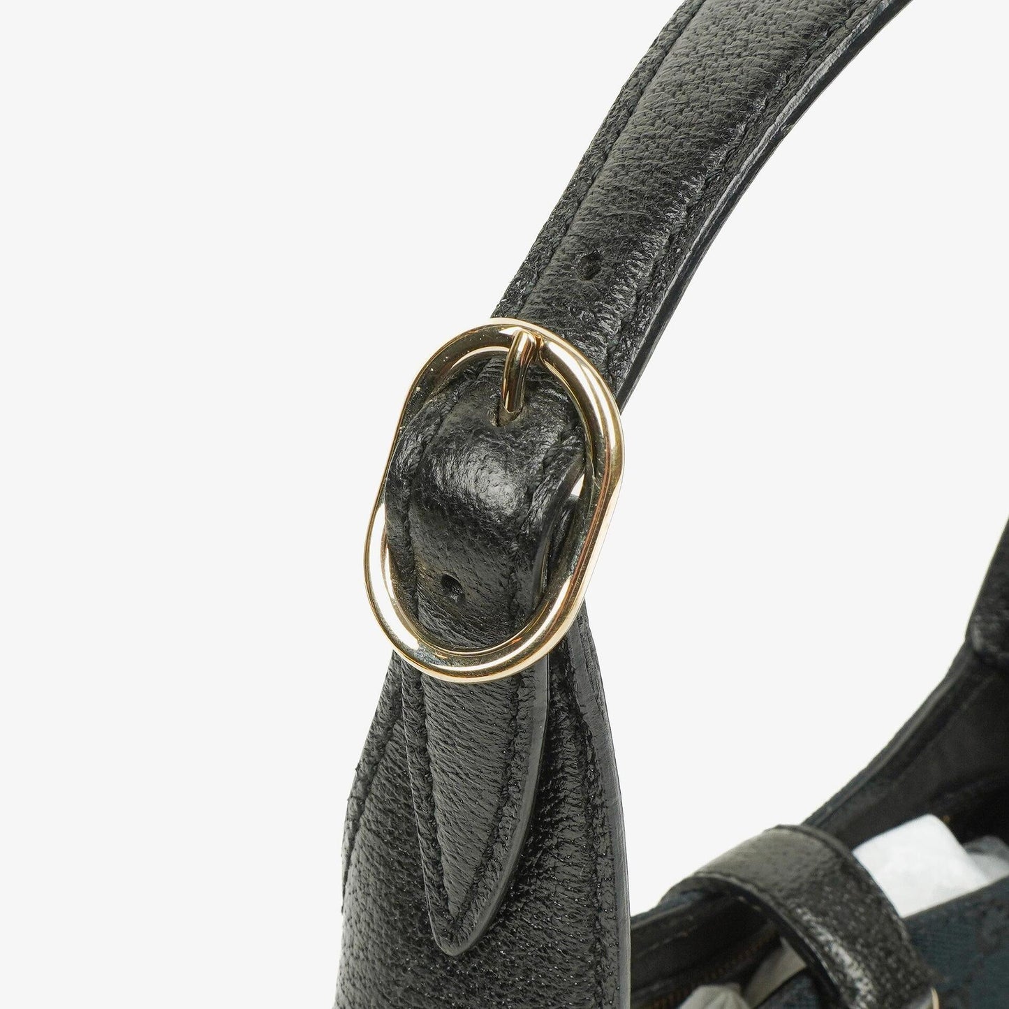 Gucci Black Canvas And Leather Mini Jackie Vintage Shoulder Bag