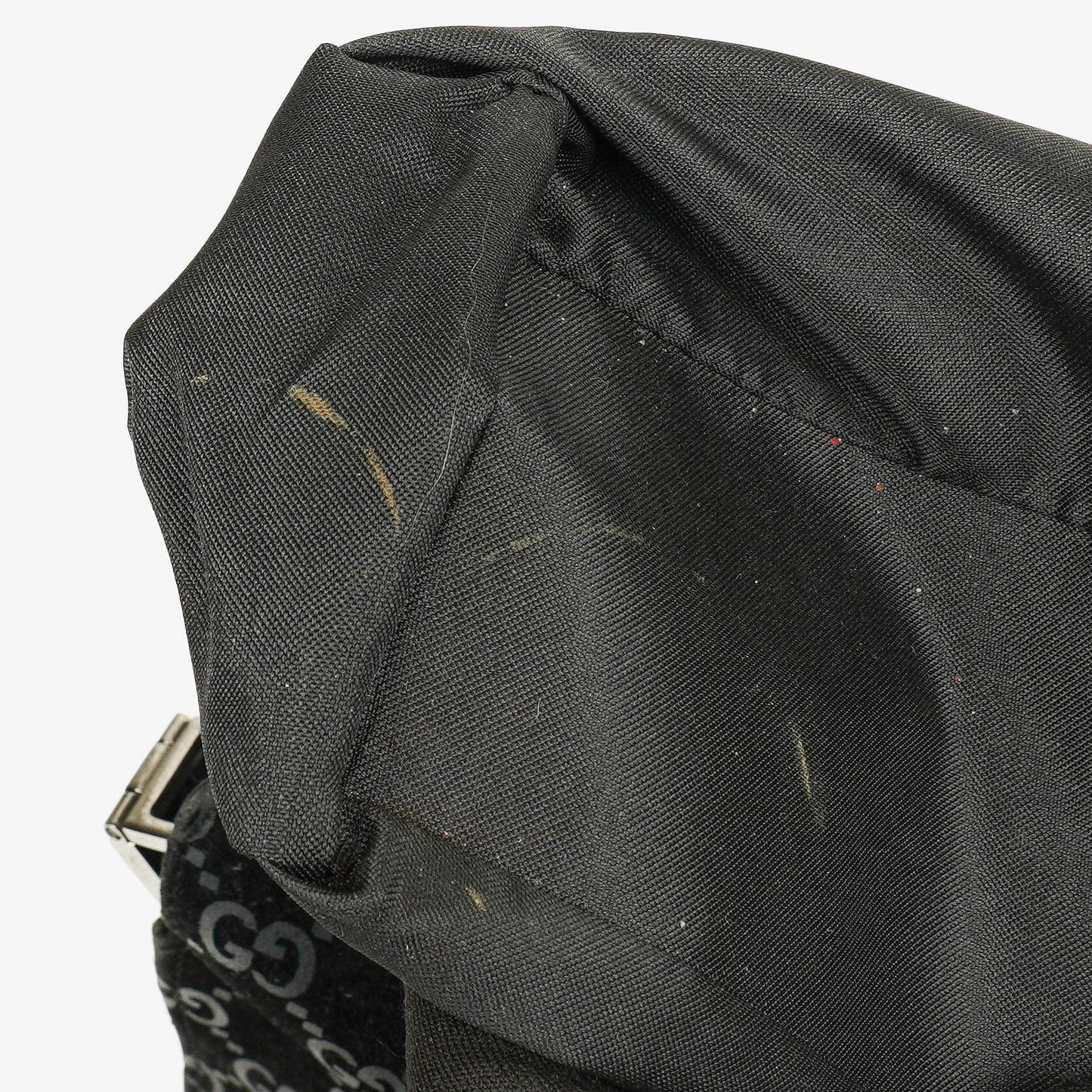 Gucci Black Jackie GG Suede Square Bag