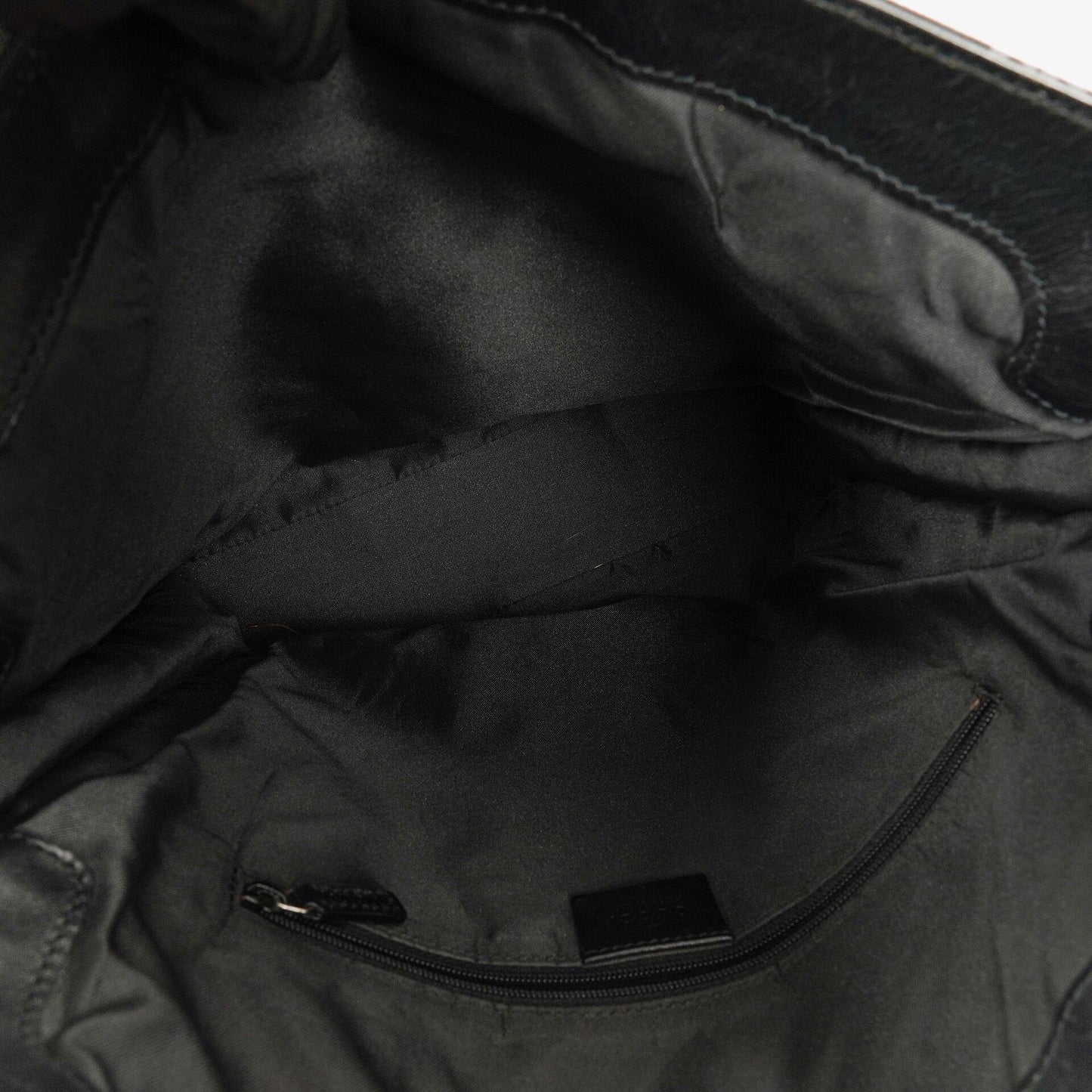 Gucci Black Jackie GG Suede Square Bag