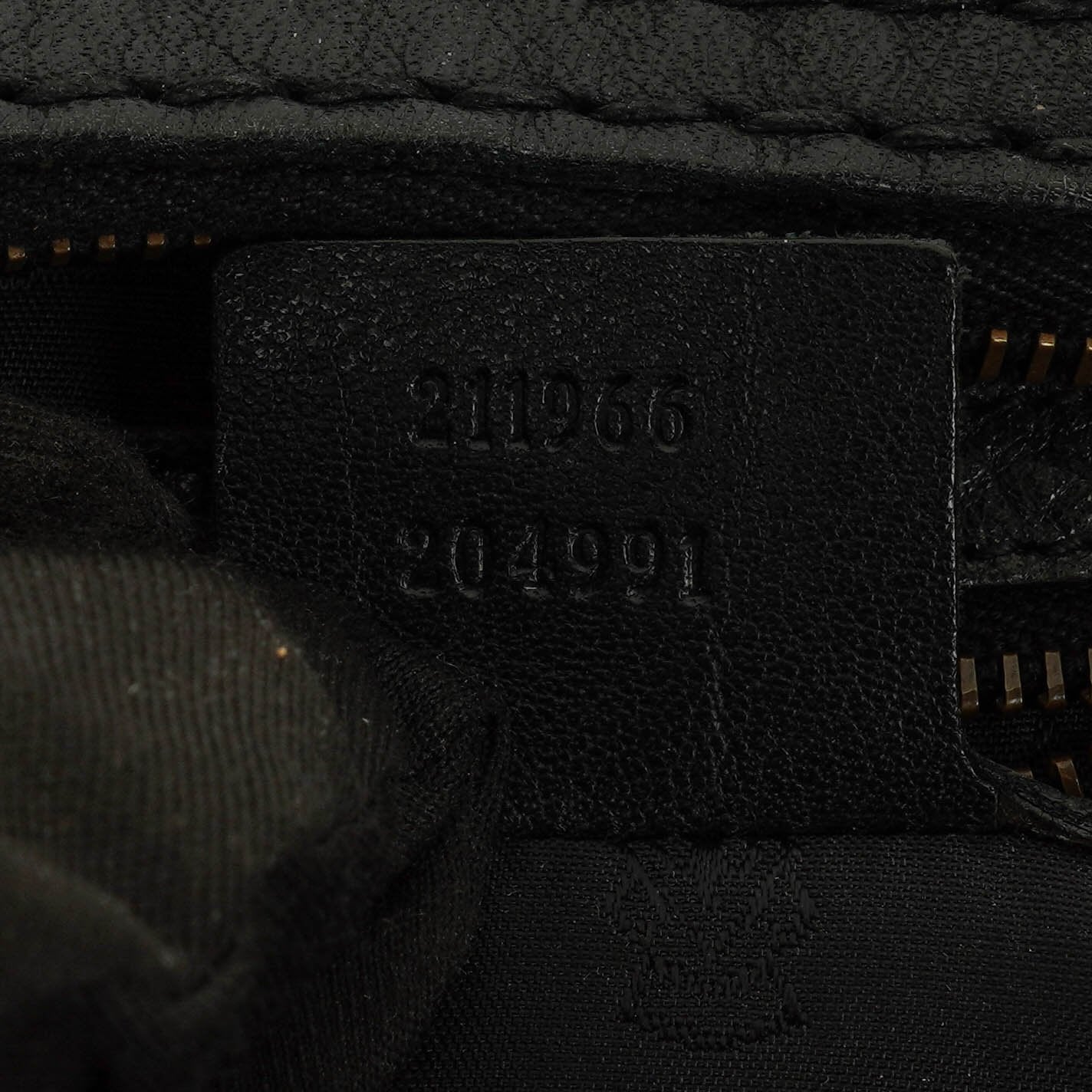 Gucci Black Leather Medium Jockey Hobo Bag