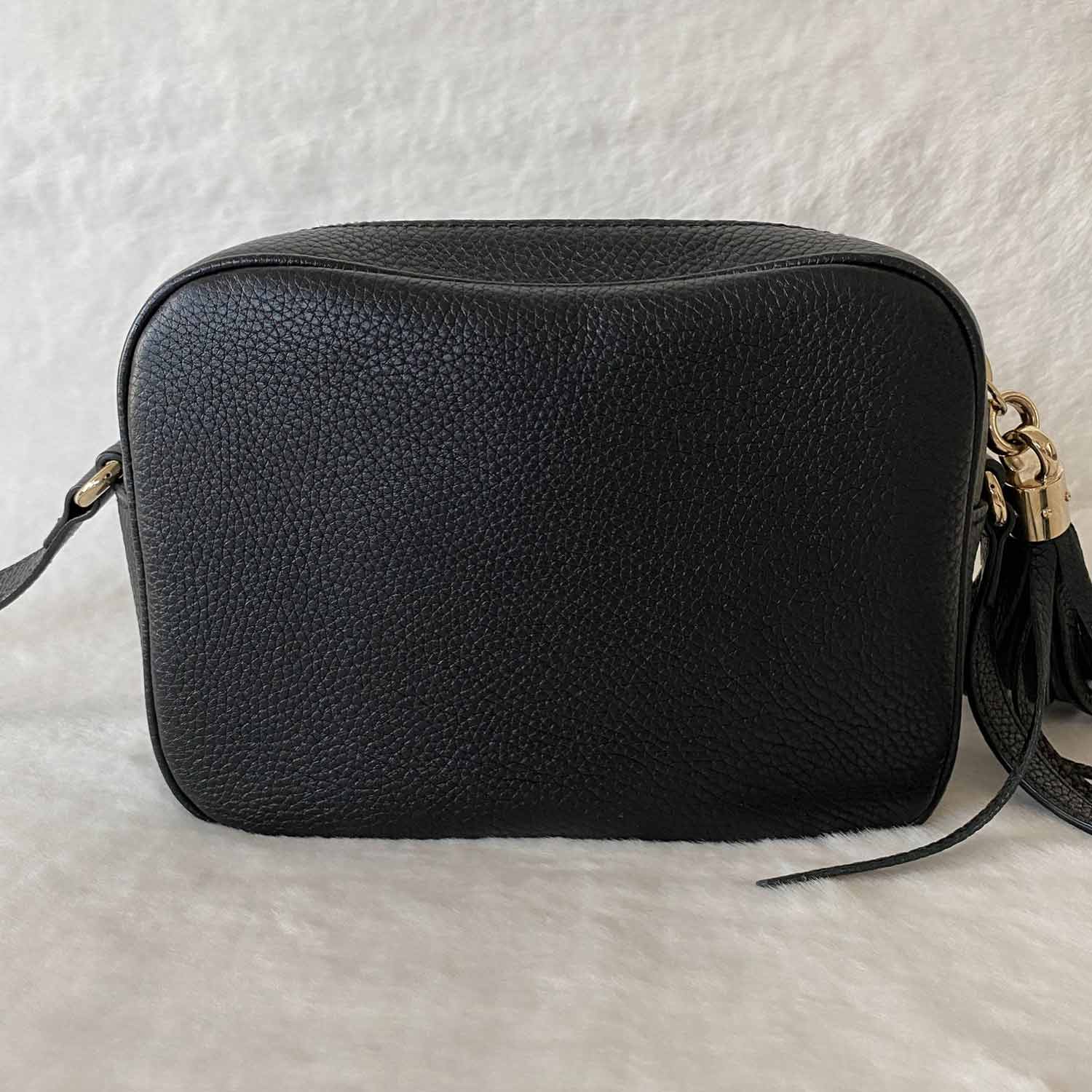 Gucci Soho Leather Canvas Shoulder Bag Style 2